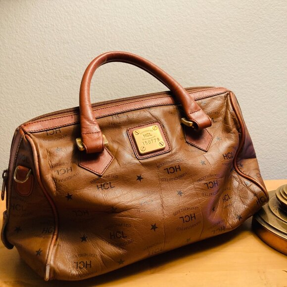 HCL Vintage W Germany Genuine Leather  - Lovely Cognac Hue. - Picture 1 of 7